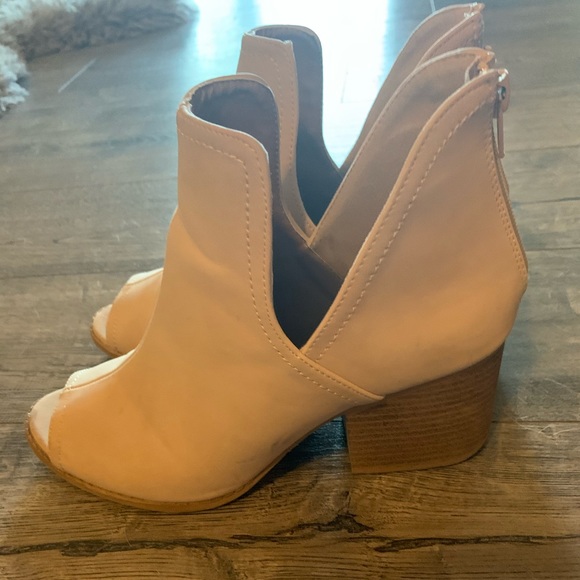 Peep Toe Booties - Picture 1 of 5